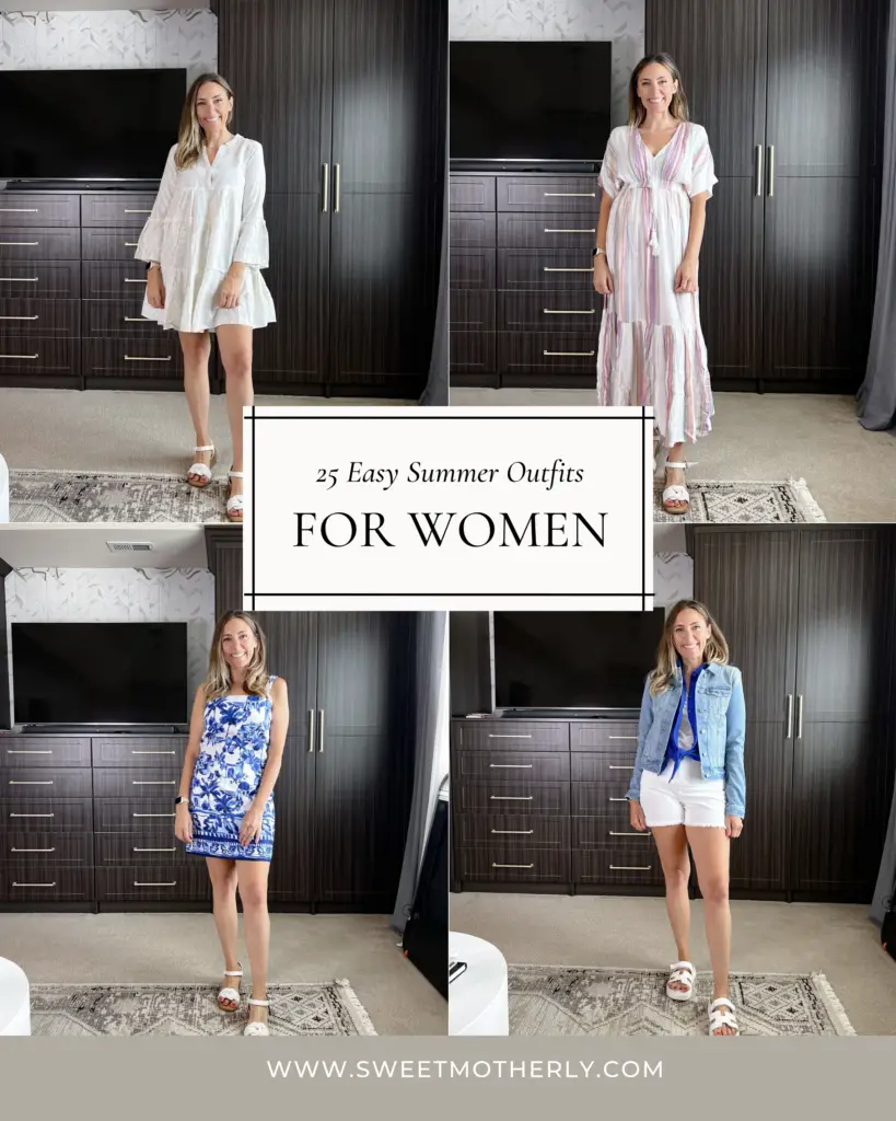 Screenshot 2024-06-07 at 114221 AM - Sweet Motherly A collage of four women in different outfits.